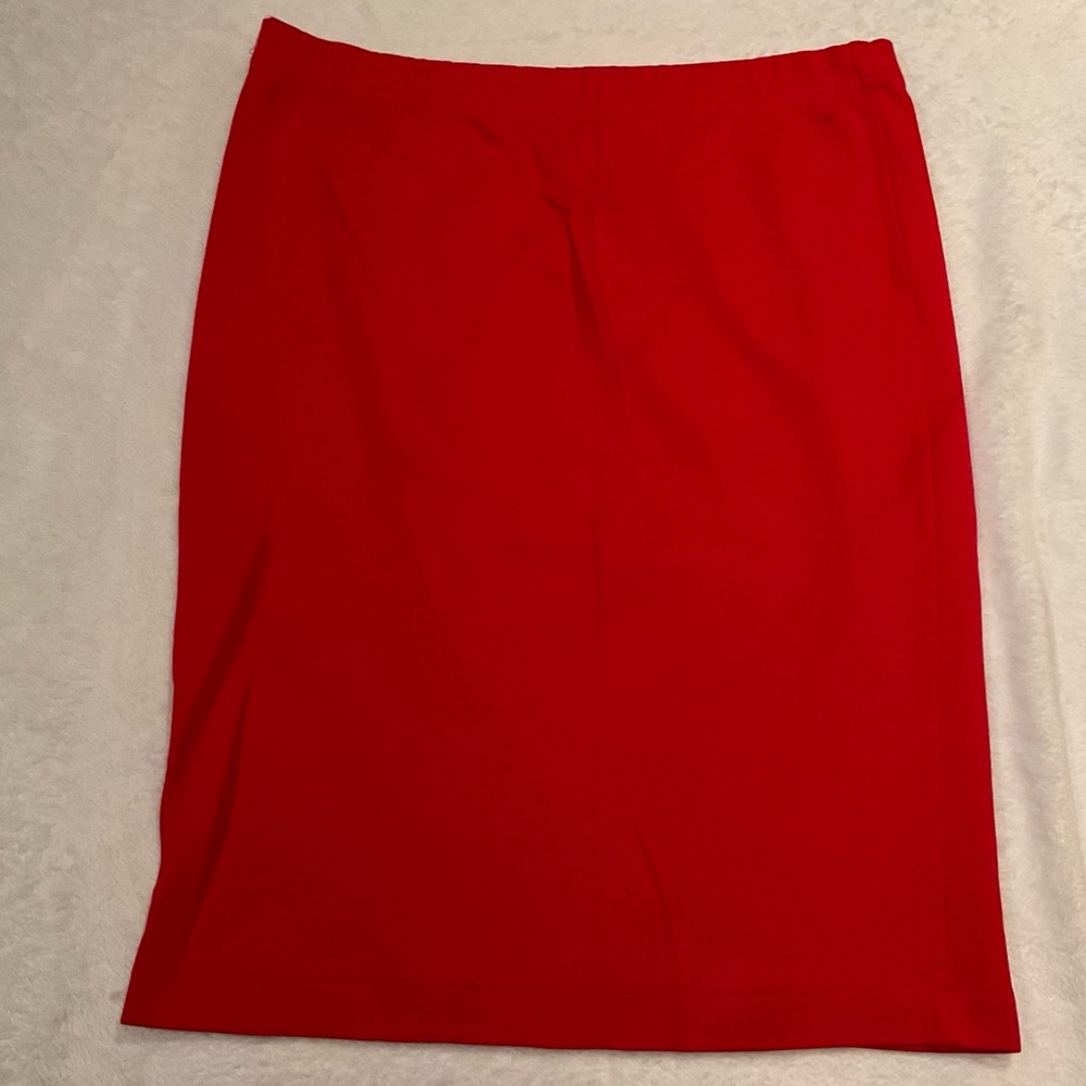Women’s Outlander Red Cotton Pencil Mini Skirt Size Small